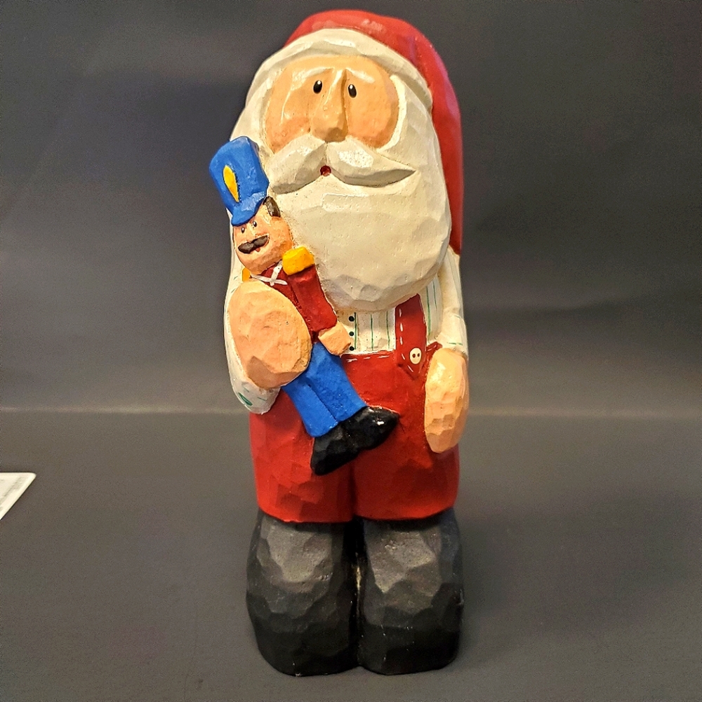 Old World Santa w/ Toy Soldier. Designed By Eddie Walker. Cottage Core Christmas